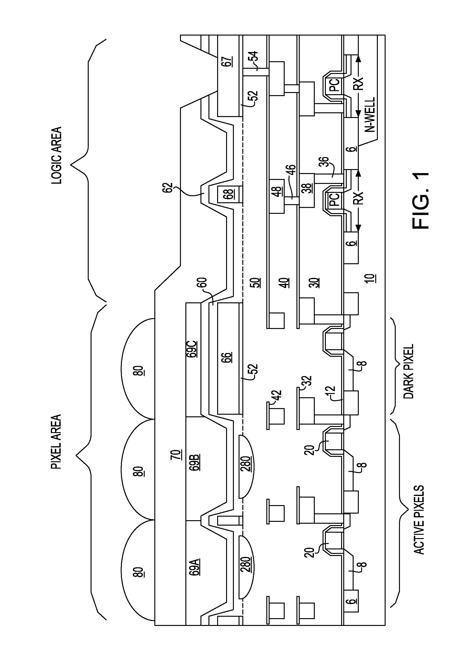 Method of forming an inverted lens in a semiconductor structure