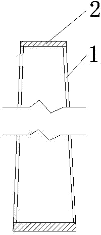 Method for fixing electric pole ends without releasing partial prestress