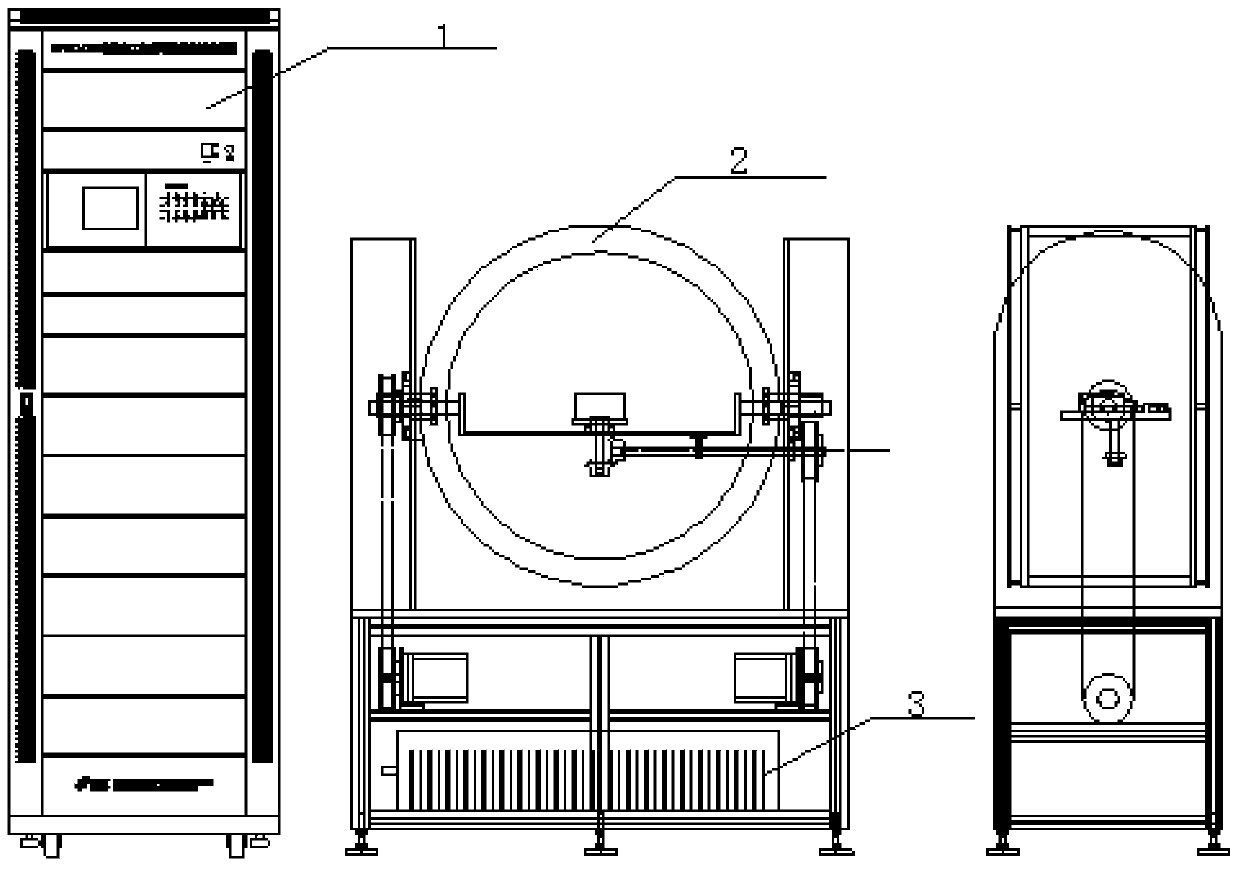 Device and method for testing noise immunity of power frequency magnetic field of electric energy meter