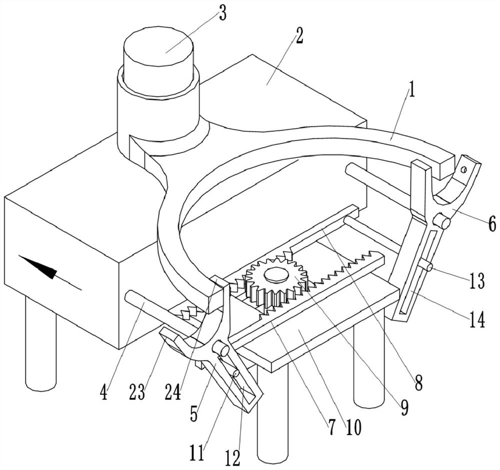 Clamping fixture for milling forks