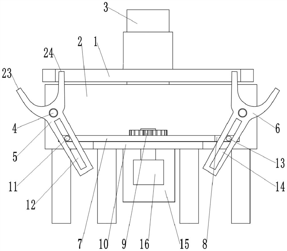 Clamping fixture for milling forks