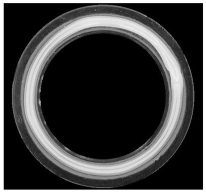 Camera gluing image enhancement and detection method based on AI technology