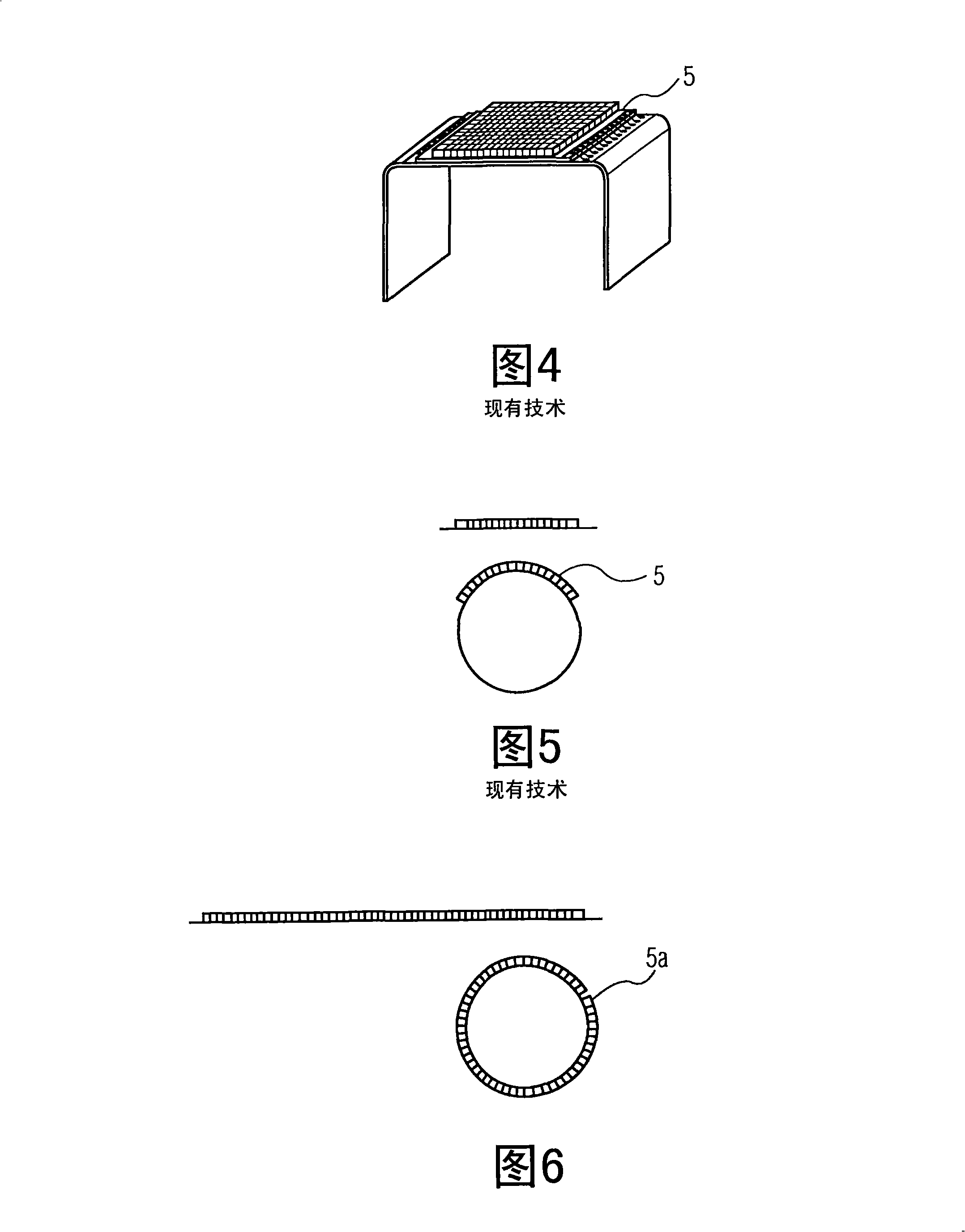 2d ultrasound transducer for radial application and method