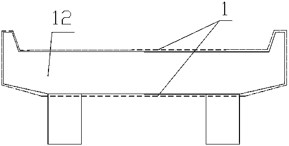 Cast-in-place concrete bent cap maintenance method