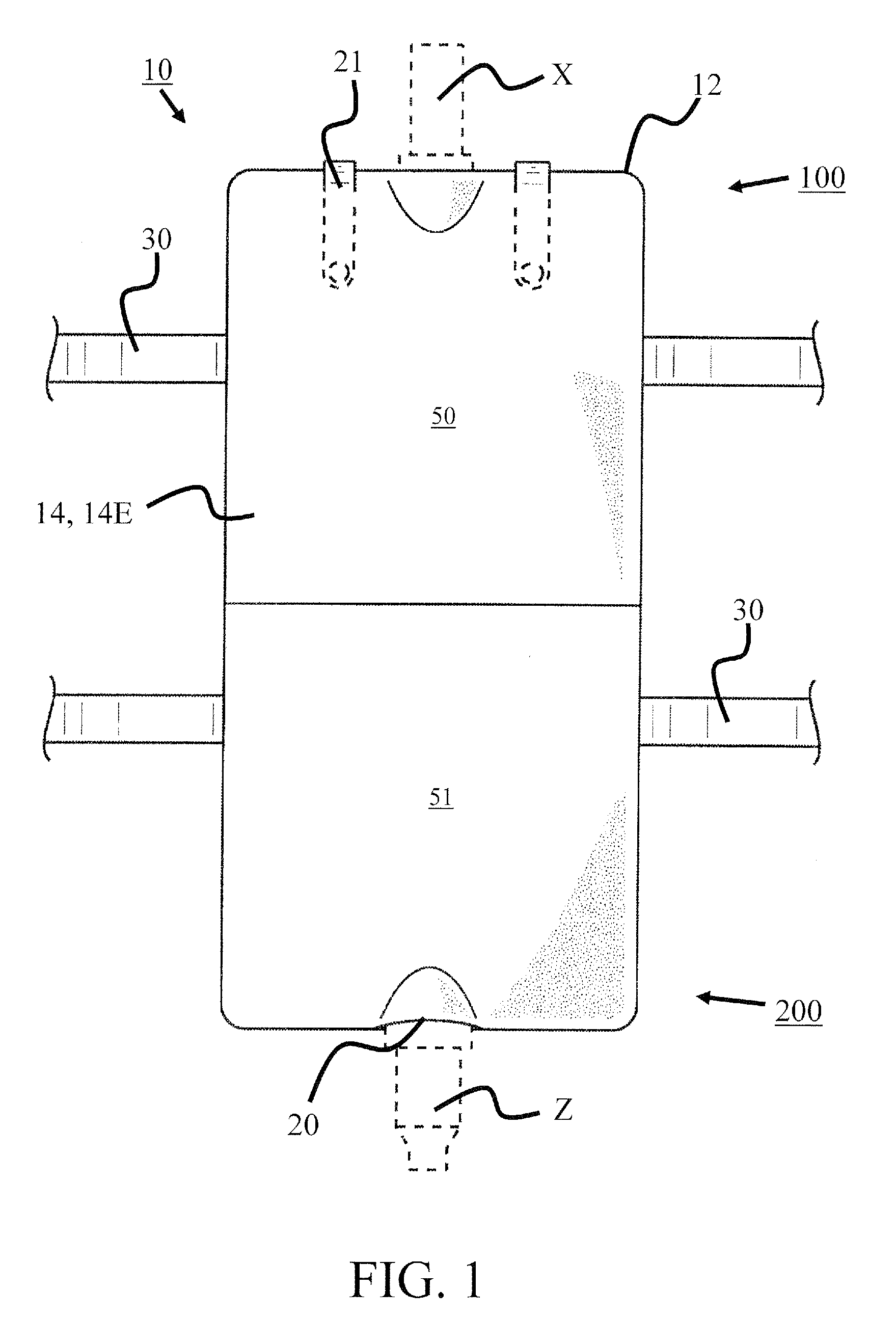 Methods and devices for concealing and securing a urine collection bag