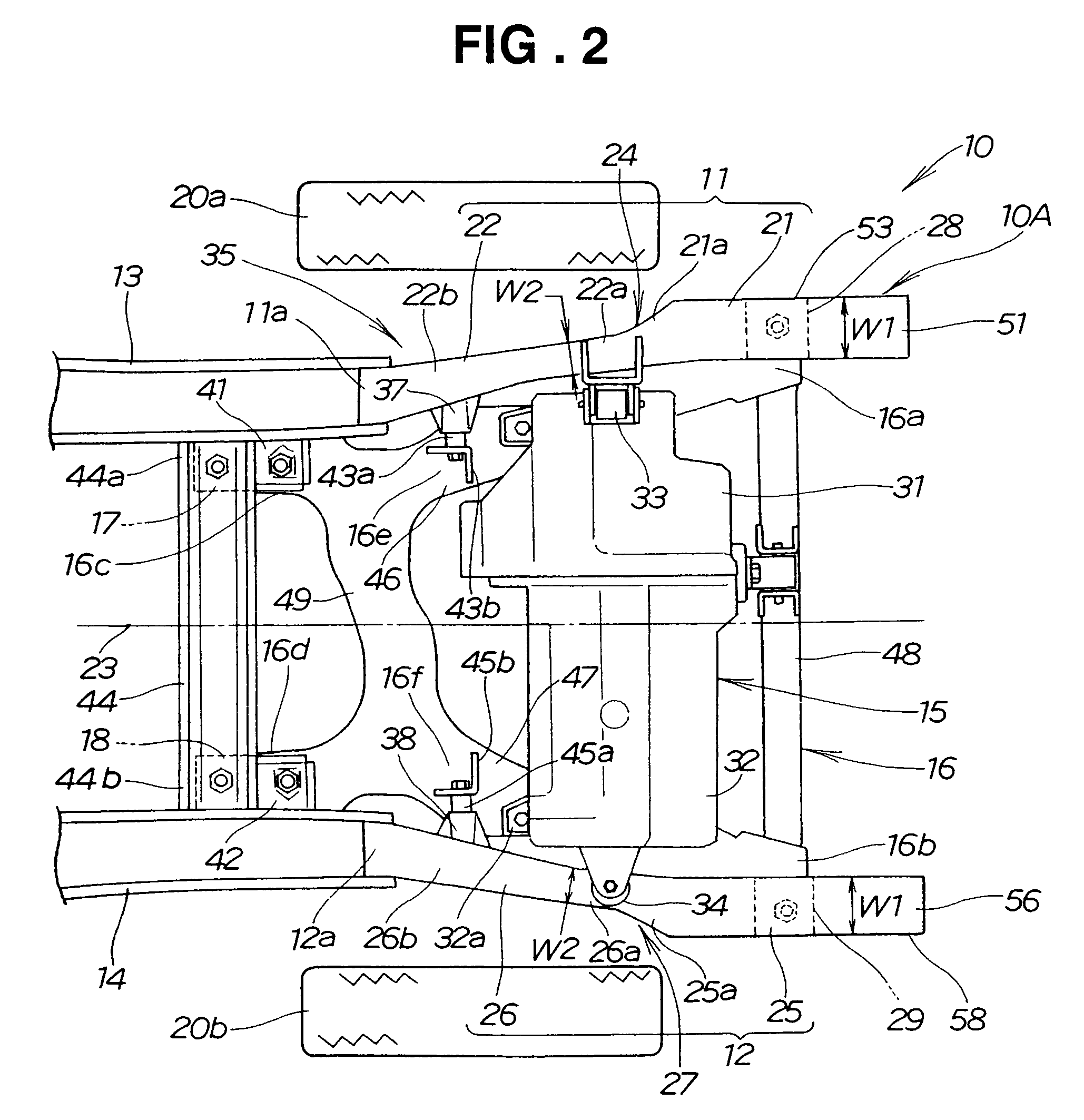 Vehicle front body structure