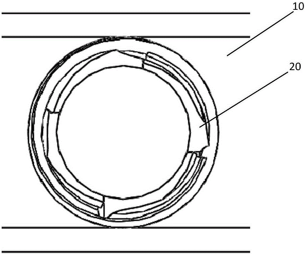 Bone tissue aspiration biopsy needle core