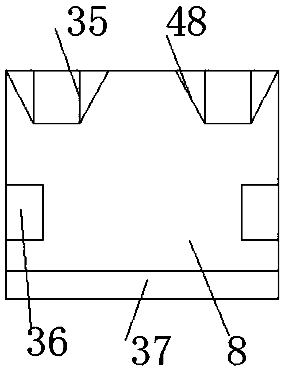 Whole set of automatic sargassum fusiforme processing device