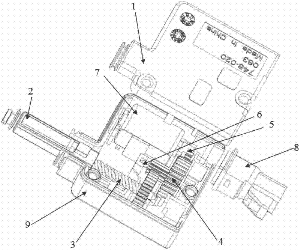 Automobile electric door lock device