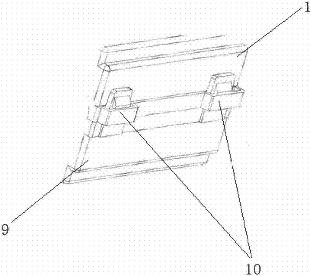 Automobile electric door lock device