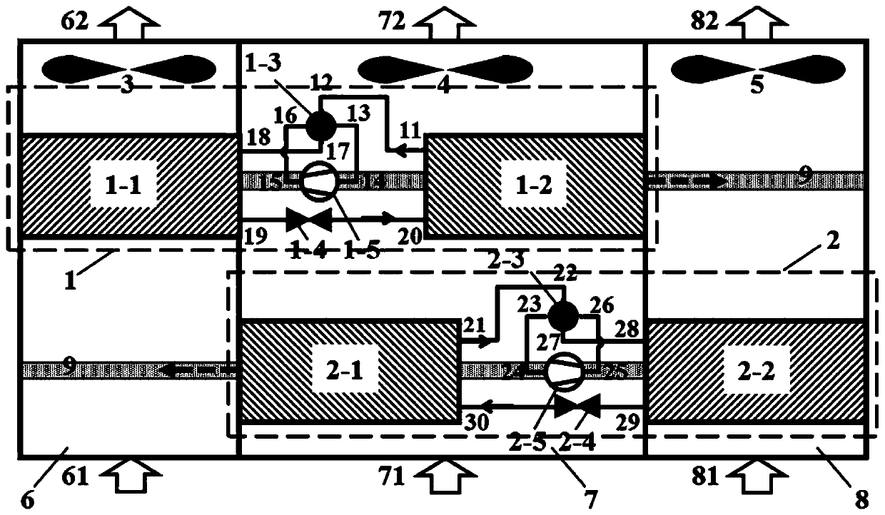 Air conditioning heat pump system