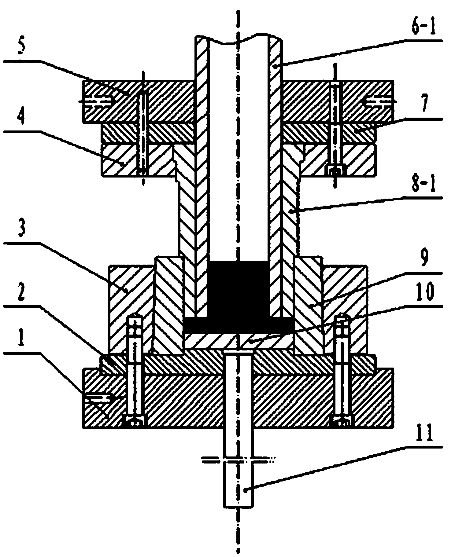 Extrusion moulding method for shaft parts with flanges, and special extrusion mould