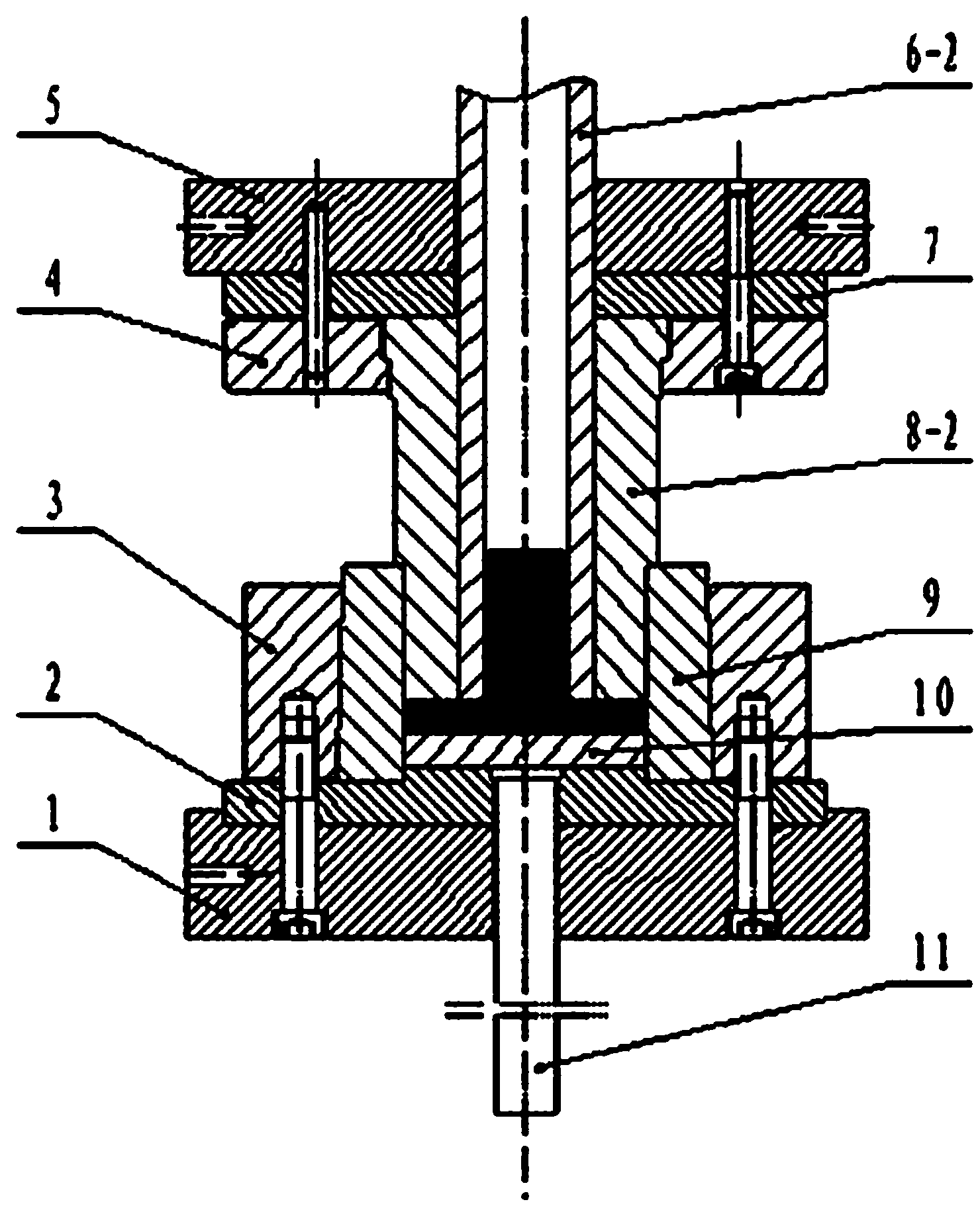 Extrusion moulding method for shaft parts with flanges, and special extrusion mould