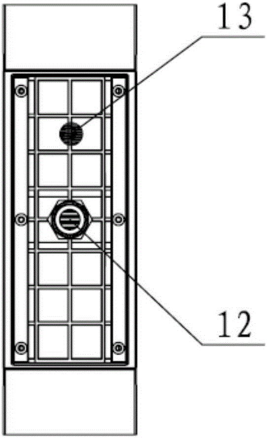 An external sewage treatment device