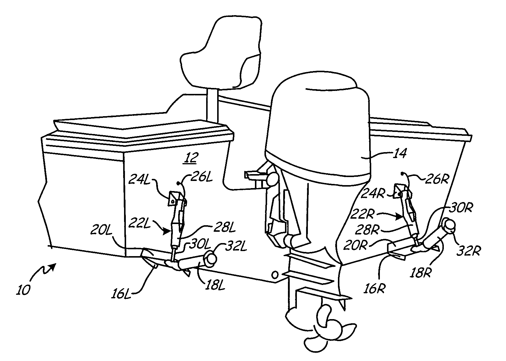 Trim tab control