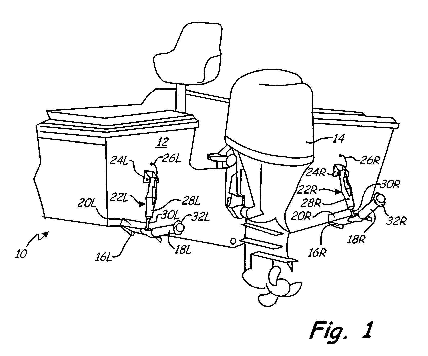 Trim tab control