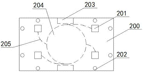 Control system of pre-embedded reinforcement binding device in concrete