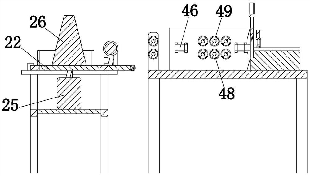 Flexible fireproof flame-retardant cable processing and cutting device