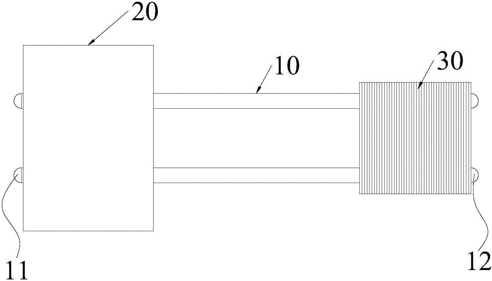 Heat dissipation assembly of air conditioner outdoor unit and air conditioner outdoor unit