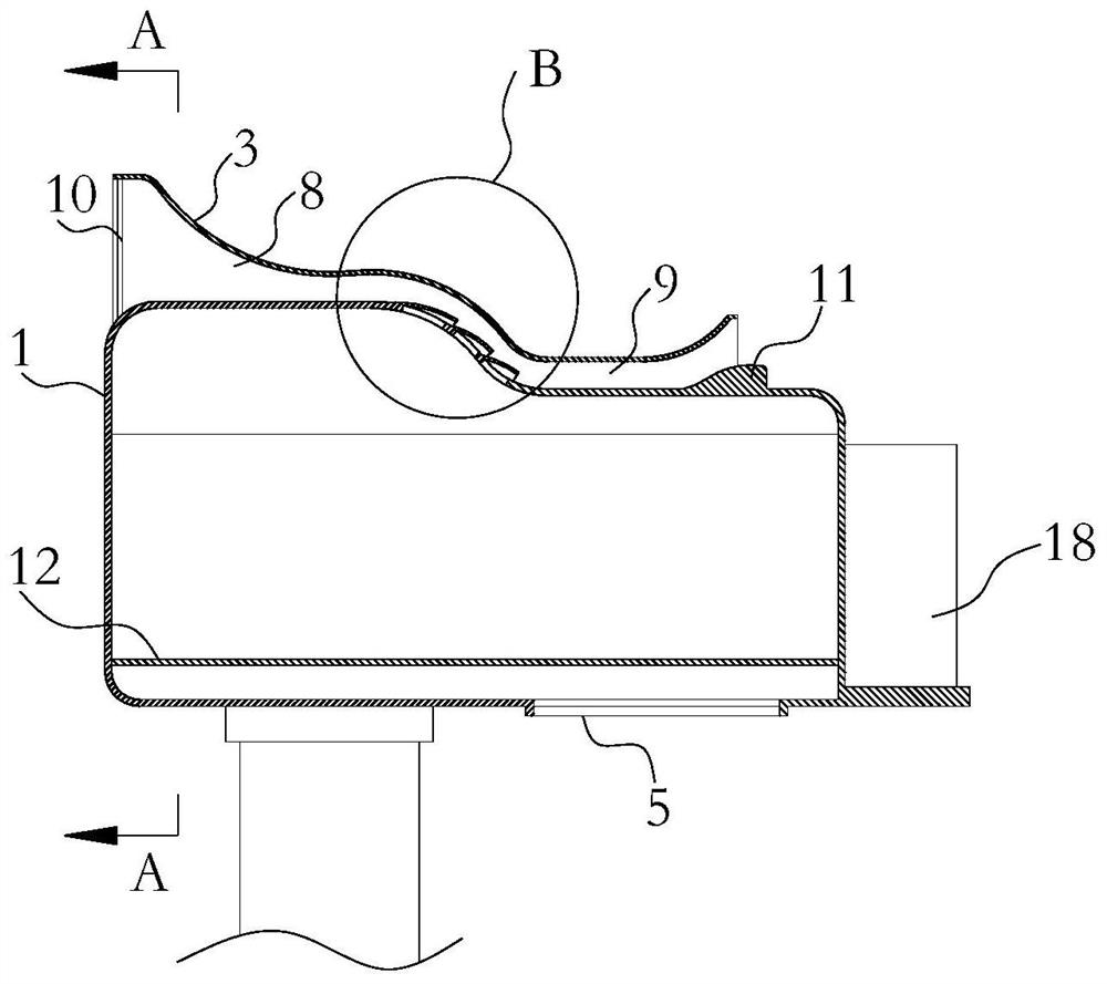 Circulating cooling device for wind power generation