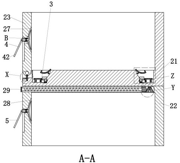 A glass curtain wall aluminum alloy wall frame