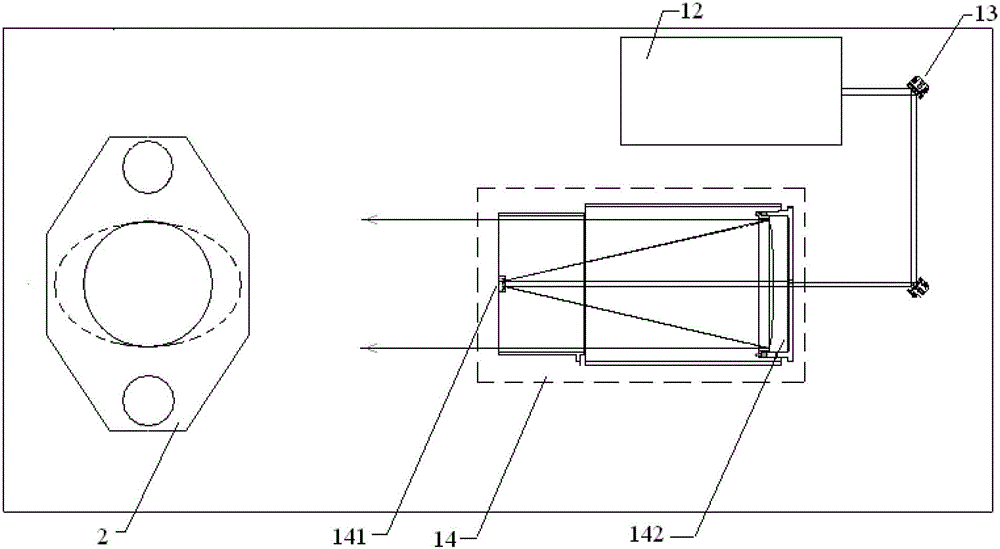 Device and method for measuring atmospheric turbulence intensity profile by receiving laser beacon