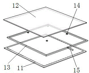 Flat-plate heat tube with nanometer structure