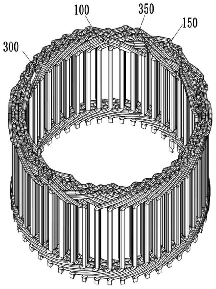 Motor stator and motor