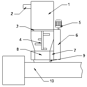 Automatic discharging machine