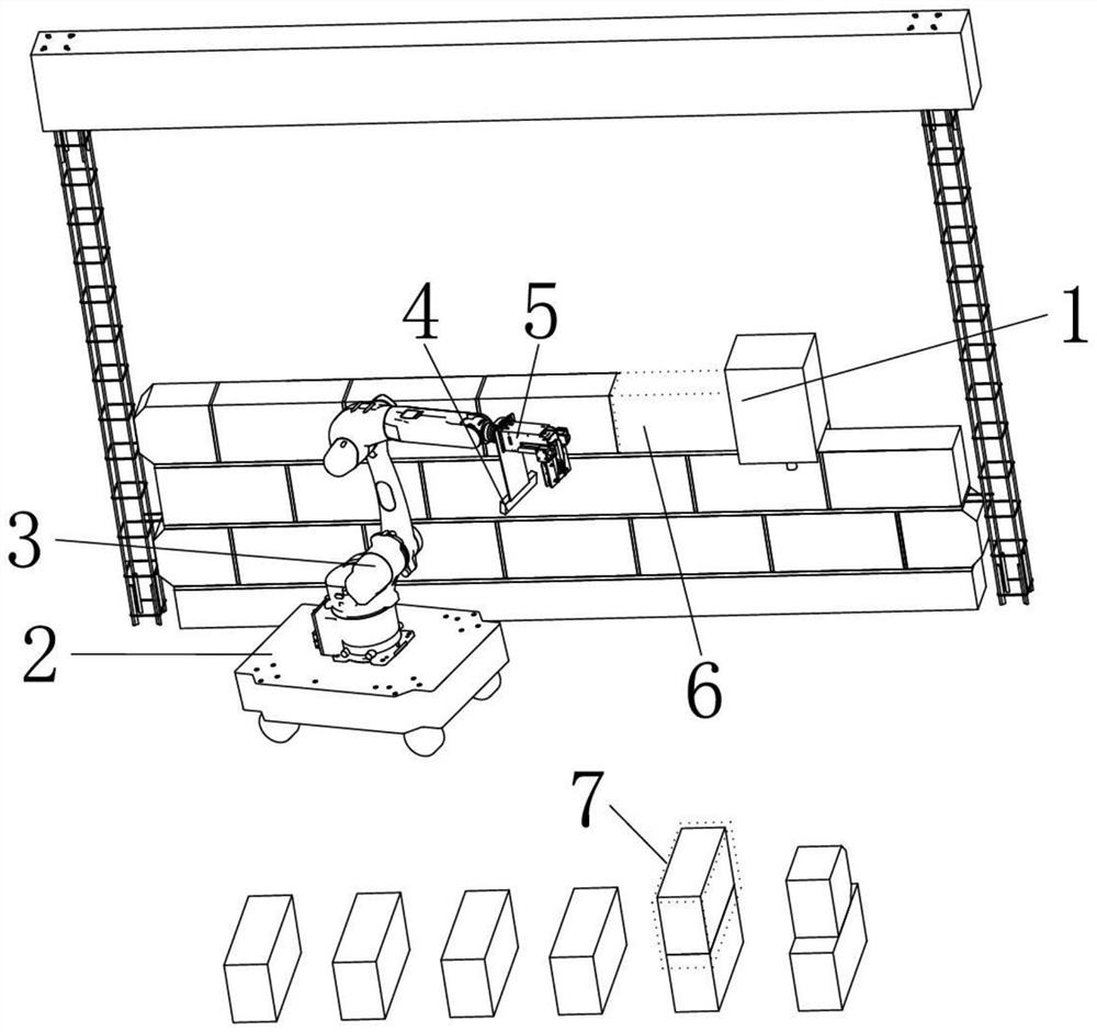 Wall building control method and system