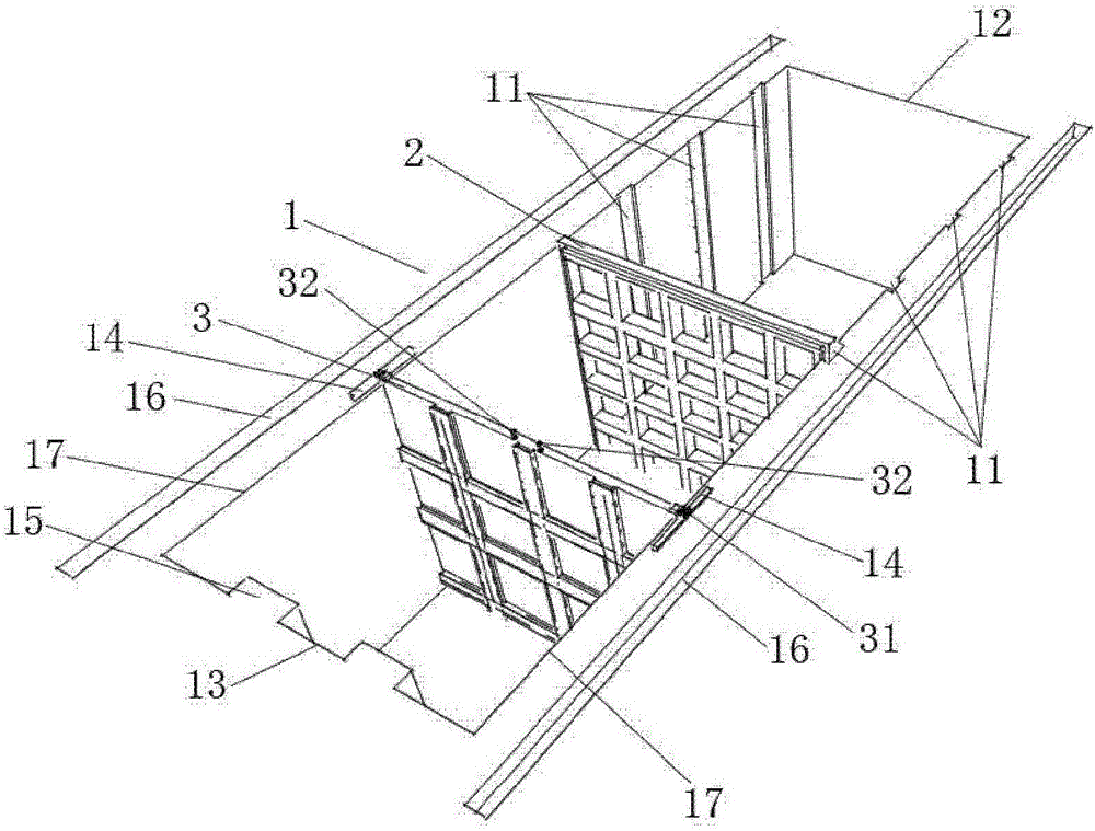 Multifunctional testing tank device for geotechnical engineering