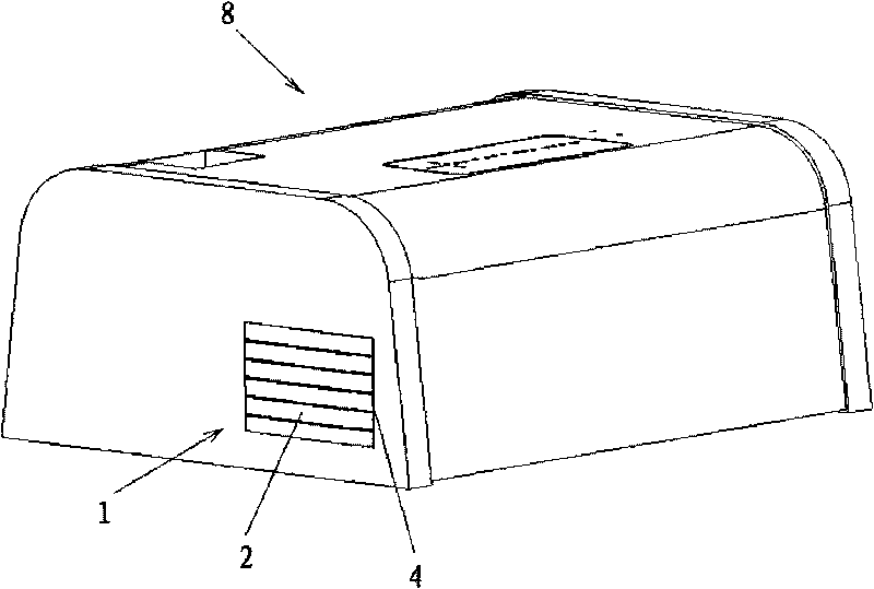 Projector dust preventing device and method as well as projector with dust preventing device