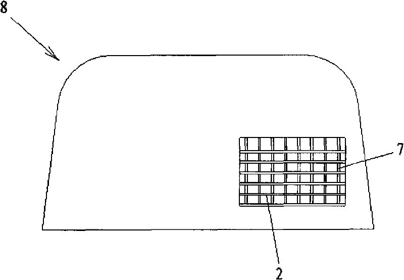 Projector dust preventing device and method as well as projector with dust preventing device