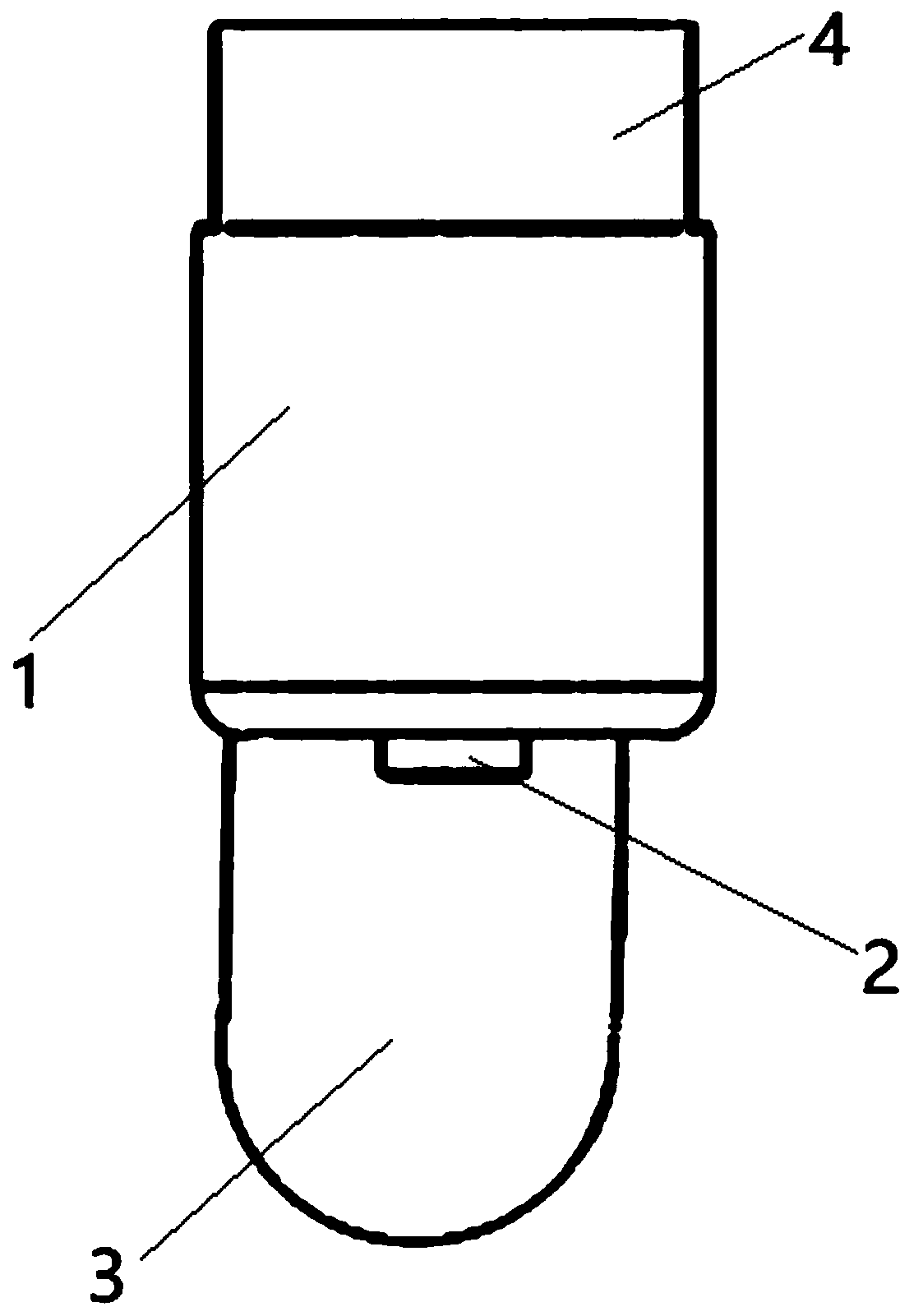 Household food waste treatment device