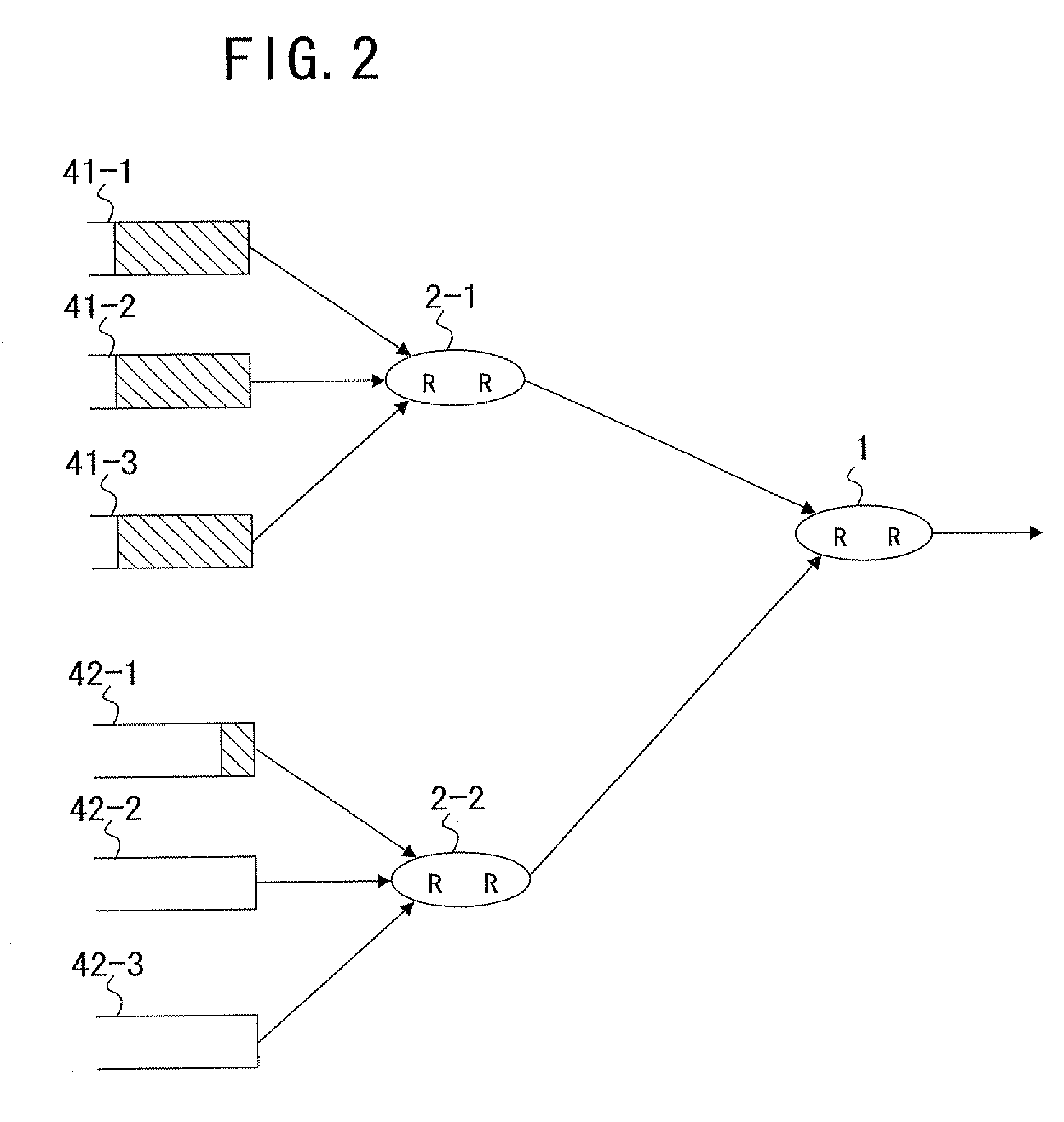 Arbitration method for output cells of ATM and arbiter circuit