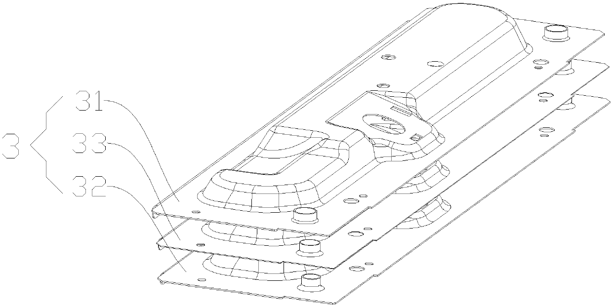 Damping and supporting device and washing machine