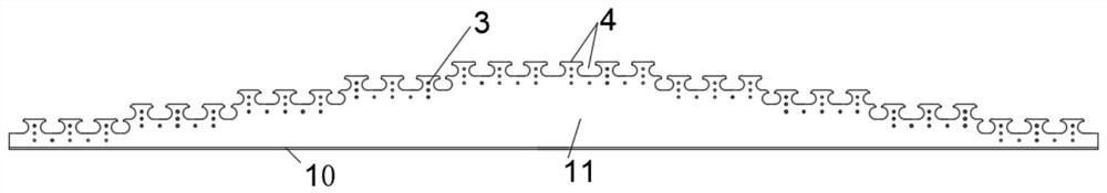 Butt joint prefabricated combined beam and construction method