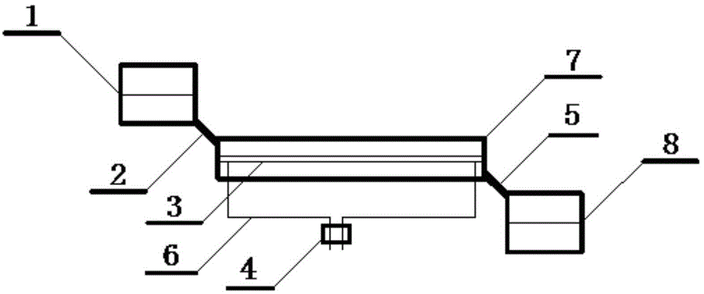 Molten slag drainage device for slag wool and use method thereof