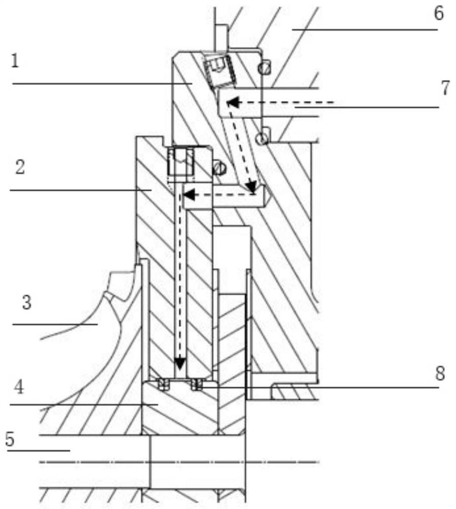 Air compressor system with turbo expander