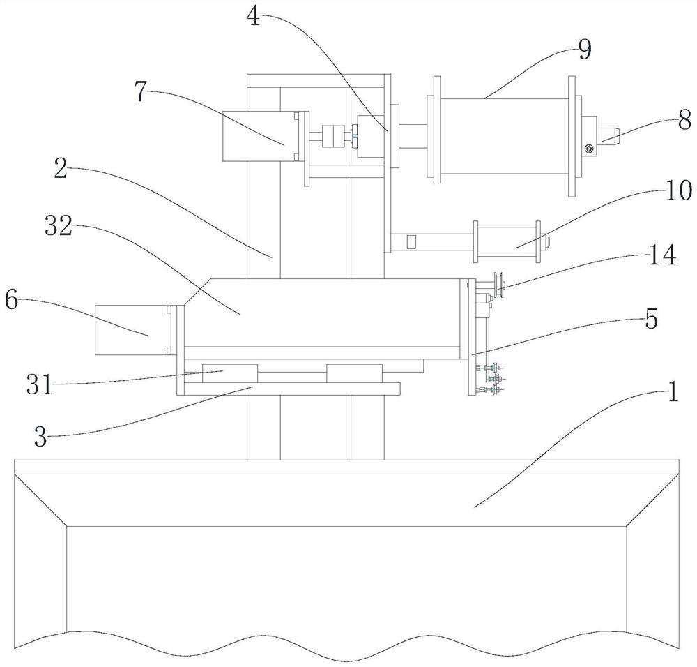 A tensioning device for a frameless microcoil winding machine