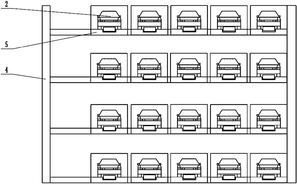 Parking lot electric vehicle automatic charging system