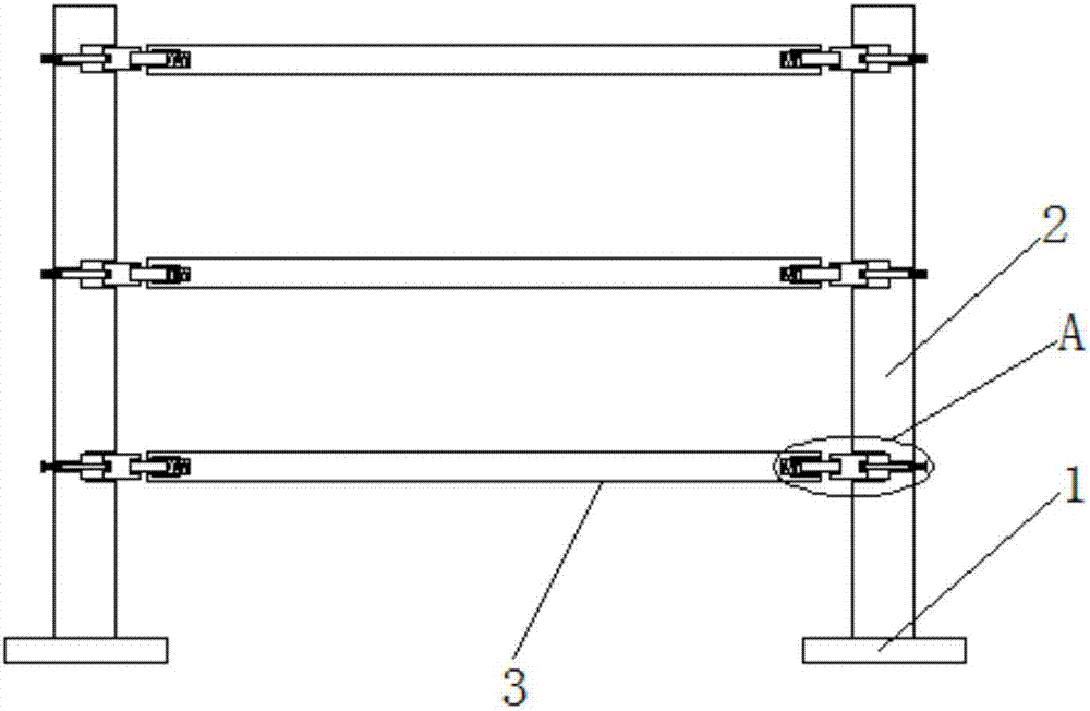 E-commerce shelf with quick disassembly and assembly functions