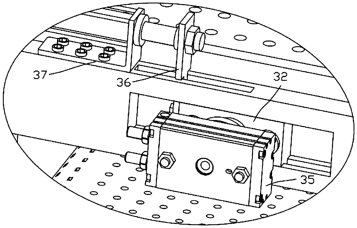 Tea leaf dewatering and air-drying device