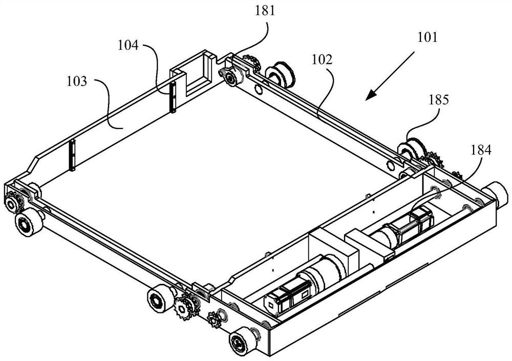 Shuttling type battery pack replacing equipment and battery replacing station comprising shuttling type battery pack replacing equipment