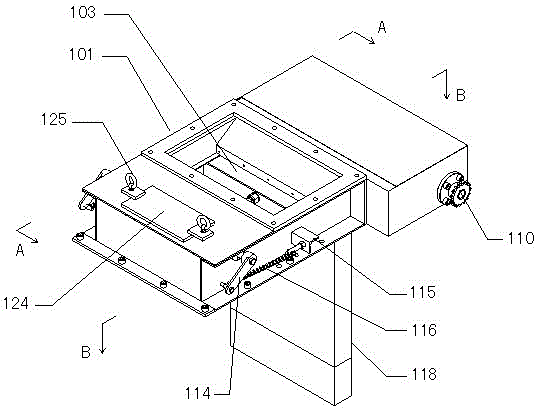 Rotary unloading type air lock controllable unloading machine