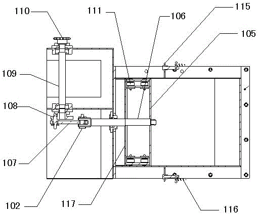 Rotary unloading type air lock controllable unloading machine