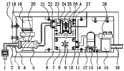 Geothermal water conveying device with replaceable filter element for geothermal energy