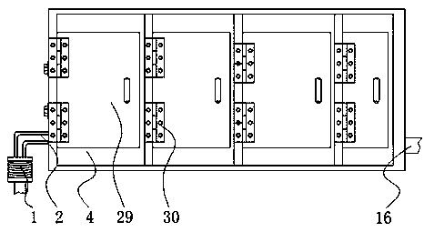 Geothermal water conveying device with replaceable filter element for geothermal energy