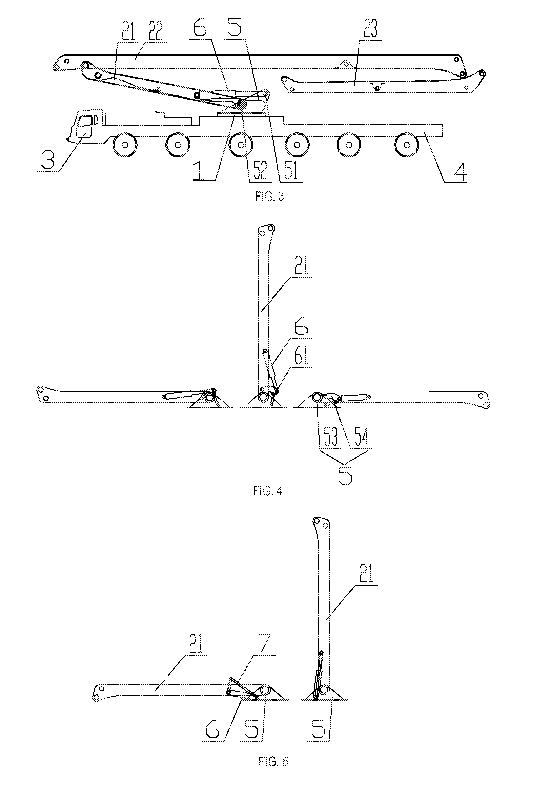 Boom apparatus and concrete pump vehicle having same