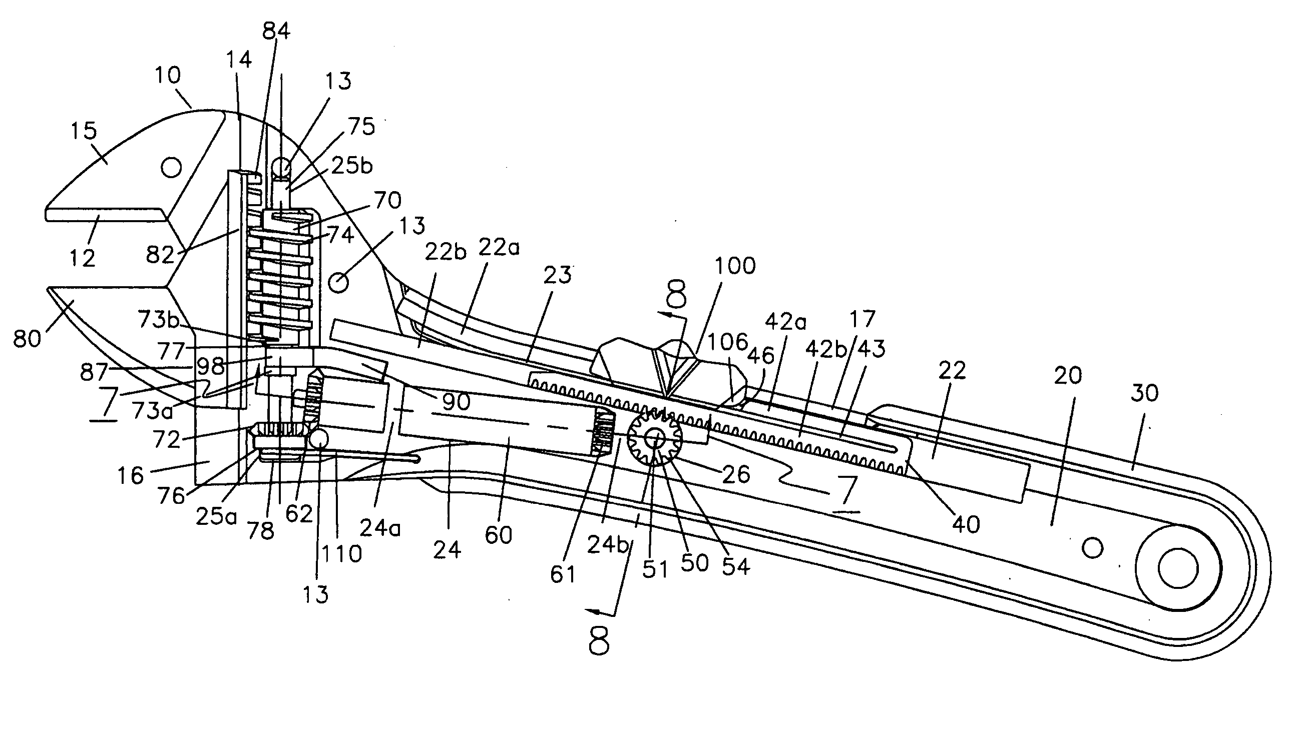 Laminated wrench construction system